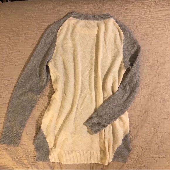 Vertical designs cashmere high low sweater - Picture 5 of 9